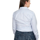 WWLS2546 Just Country Women's Abby Workshirt Blue/Light Pink Check