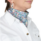 SCF2547 Just Country Women's Carlee Double Sided Scarf Winter Sky Blue Floral