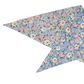 SCF2547 Just Country Women's Carlee Double Sided Scarf Winter Sky Blue Floral