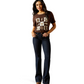 10053956 Ariat Women's Checkerboard SS Tee