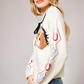 52104W Horse Face Bow Tie Knit Cardigan