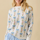 CL21006-WHT  Coquette Ribbon Bow sweater