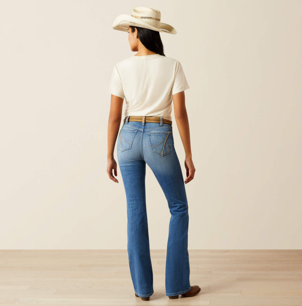 10058914 Ariat Women's High Rise Boot Cut Cassandra Anaheim Extra Long Leg