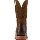 10058168 Ariat Men's Drifter Espresso Full Quill Boot Ostrich / Tan Suede