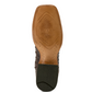 10058168 Ariat Men's Drifter Espresso Full Quill Boot Ostrich / Tan Suede