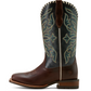 10061146 Ariat Women's Showdown Espresso/ Textured Blue
