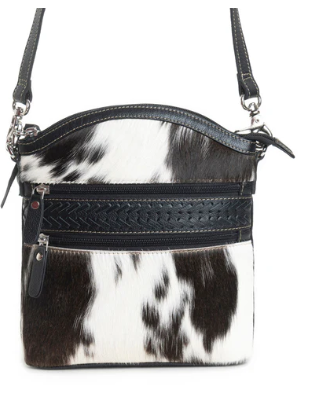 S-11381 Wild Spirt Crossbody Bag Black & White