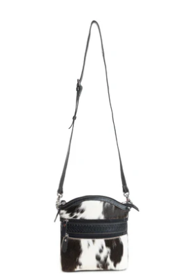 S-11381 Wild Spirt Crossbody Bag Black & White