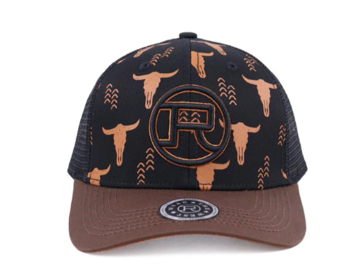 03-077-0501-0804 Roper Trucker's Cap Black