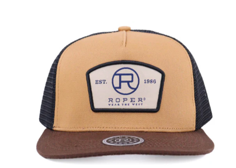 03-077-0501-0807 Roper Trucker's Cap Tan