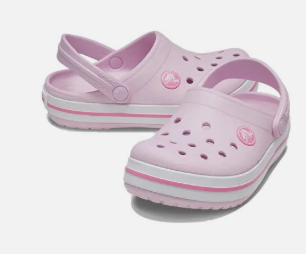 207005-6GD Crocband Kid's Ballerina Pink