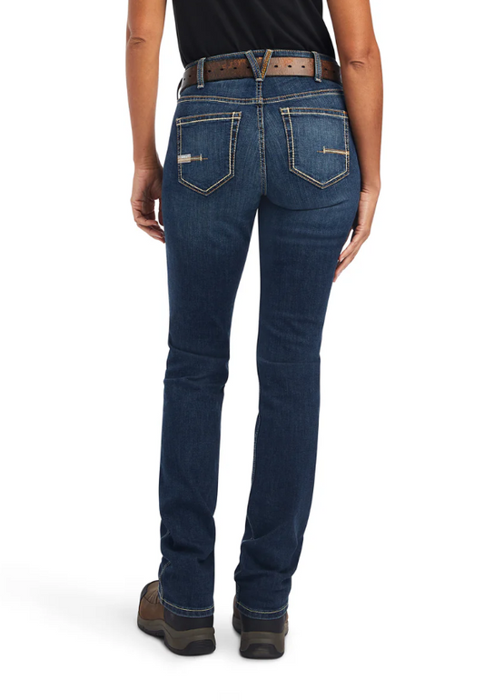 10041068 Ariat Women's Rebar Perfect Rise Straight Leg Work Flex Jean