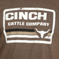 MTT1690675BRN Cinch Men's Tee Brown