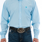 MTW1104732 Cinch Men's Arena Shirt Light Blue