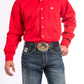 MTW1103313 Cinch Men's Arena Shirt Red