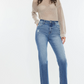 KC20065M Kancan USA Women's High Rise Straight Jeans