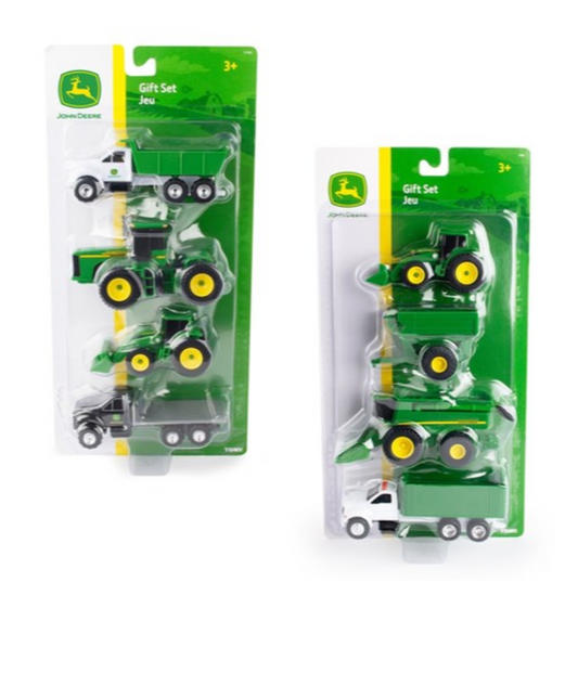 37685PDQ3 John Deere 4 Pce Vehicle carded