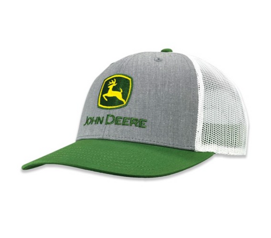 LP86116 John Deere Trademark Logo Trucker Mesh Cap