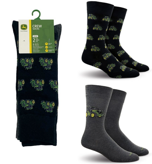 JDM253DR02001 John Deere 2 Pack Dress Socks
