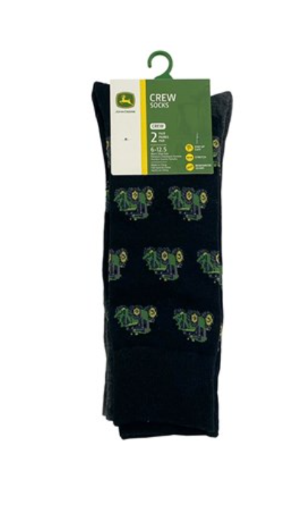 JDM253DR02001 John Deere 2 Pack Dress Socks