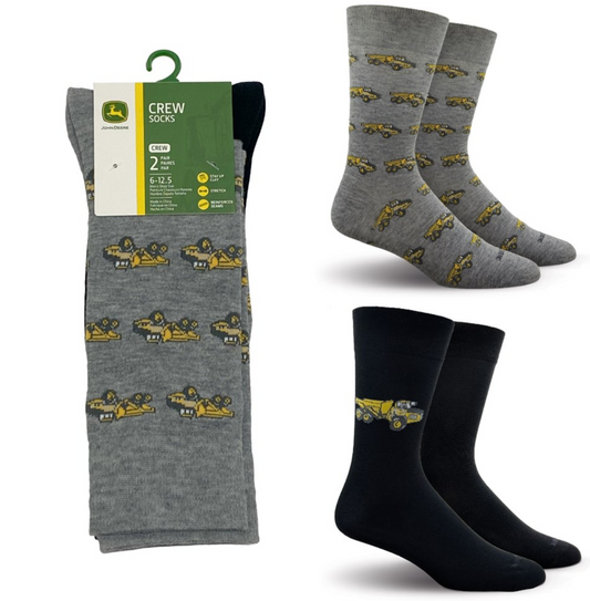 JDM253DR04001 John Deere 2 Pack Dress Socks
