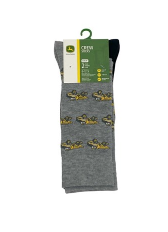 JDM253DR04001 John Deere 2 Pack Dress Socks