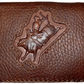 5017-C Steerhead Men's Distressed Brown Wallet