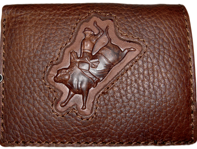 5017-C Steerhead Men's Distressed Brown Wallet