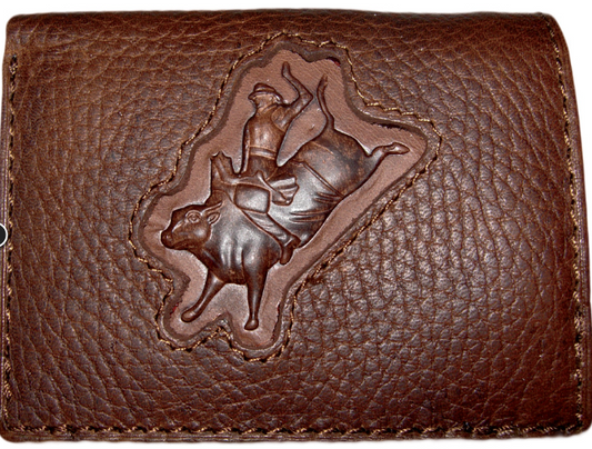 5017-C Steerhead Men's Distressed Brown Wallet