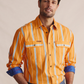 1SHM00110 S.Kidman Men's Armstrong Work Shirt Orange