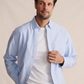 1SHM00001 S.Kidman Men's Aberdeen Shirt Pale Blue