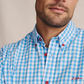 1SHM00002 S.Kidman Men's Holstein Shirt Pale Blue