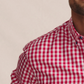 1SHM00002 S.Kidman Men's Holstein Shirt Red