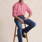 1SHM00002 S.Kidman Men's Holstein Shirt Red