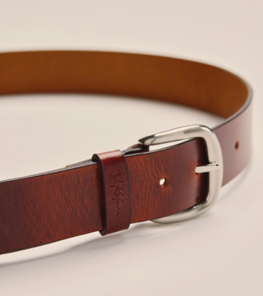 K0022 S.Kidman Unisex Roebuck Cognac Belt