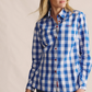 1SHW00016 S.Kidman Women's Redbank Long Sleeve Shirt Mid Blue