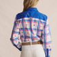 1SHW00129 S.Kidman Women's Spencer 1/2 Button Workshirt Mid Blue