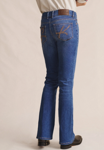 1PAW00149R S.Kidman Women's Bimbi Bootleg Jean's 34Leg