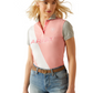 10055248 Ariat Women's Taryn Polo Flamingo