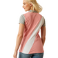 10055248 Ariat Women's Taryn Polo Flamingo