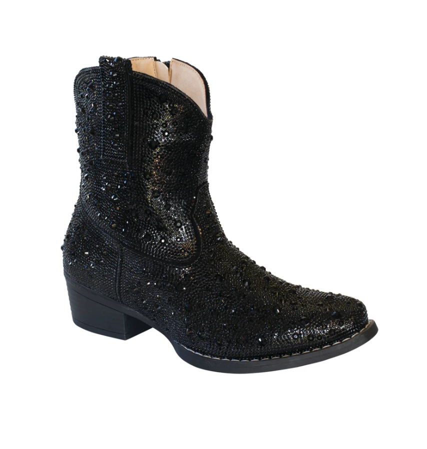 09-021-1567-3635 Roper Women's Shay Jewells Black Diamonties