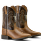 10063827 Ariat Youth Stampede Desert Brown/ Thunder Brown