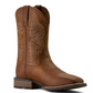 10063869 Ariat Men's Western Big Rig Distressed Brown