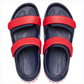 209423-4OT - 209424-4OT   CROCS Kids Crocband Cruiser Sandal Navy/ Varsity Red