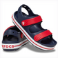 209423-4OT - 209424-4OT   CROCS Kids Crocband Cruiser Sandal Navy/ Varsity Red