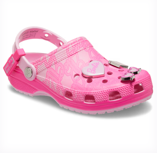 211405-90H   CROCS Classic Mattel Pink Barbie Clogs