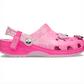 211405-90H   CROCS Classic Mattel Pink Barbie Clogs