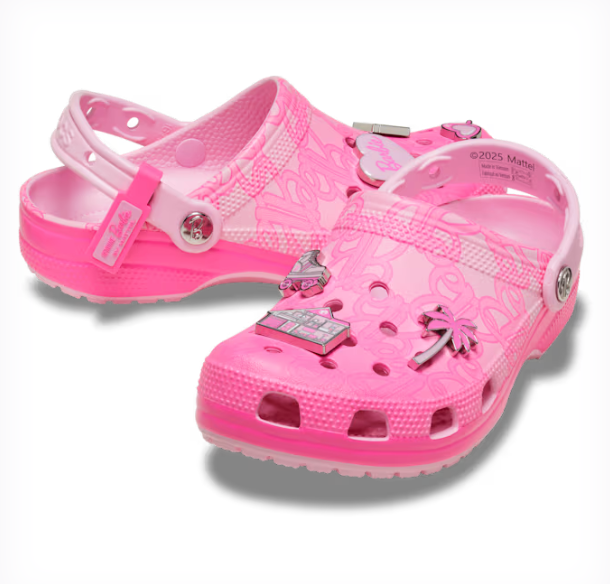 211405-90H   CROCS Classic Mattel Pink Barbie Clogs