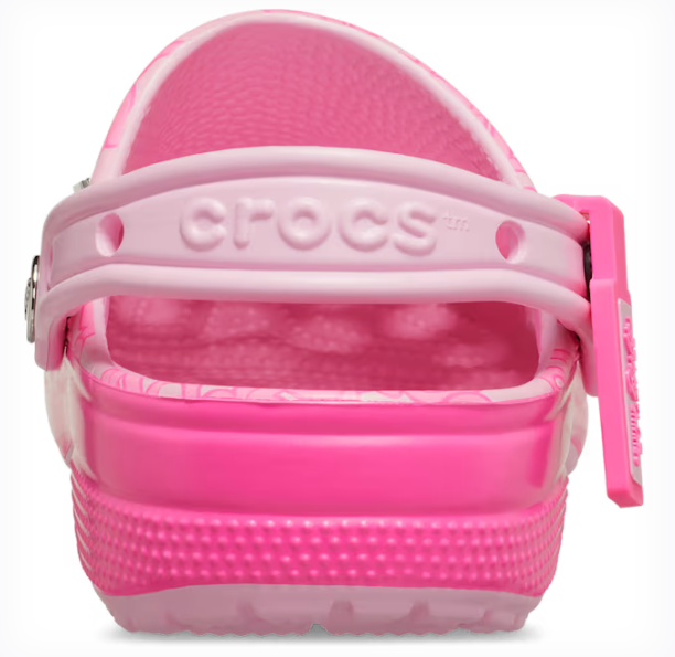 211405-90H   CROCS Classic Mattel Pink Barbie Clogs