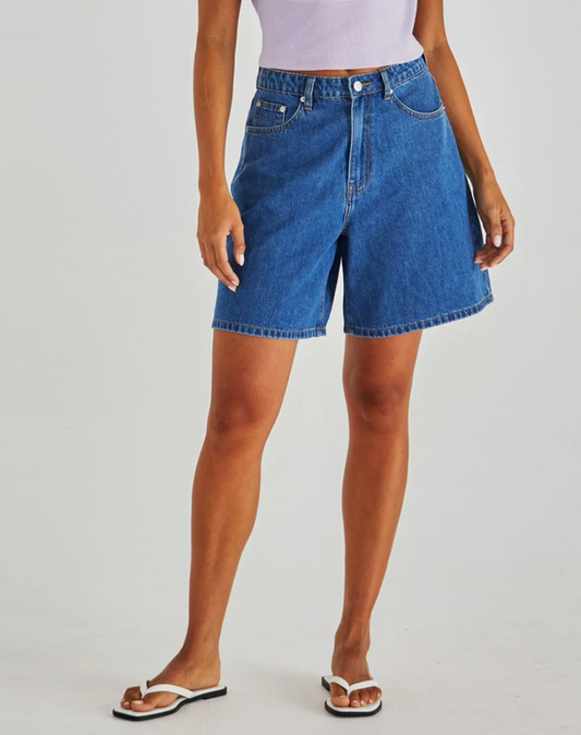 20001SWSS-MBL   Sass Sabine Denim Shorts